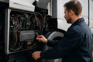 نقش سیستم برق در عملکرد حرفه ای کامیون های اسکانیا