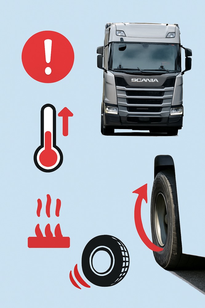 راهنمای سریع تشخیص زودهنگام خرابی در کامیون های اسکانیا